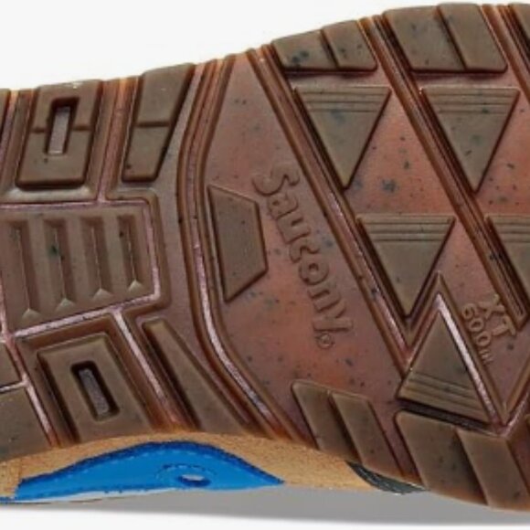 NEW Saucony Unisex-Adult Shadow 5000 Sneaker Navy/Carmel Sz 6.5m - Picture 4 of 5